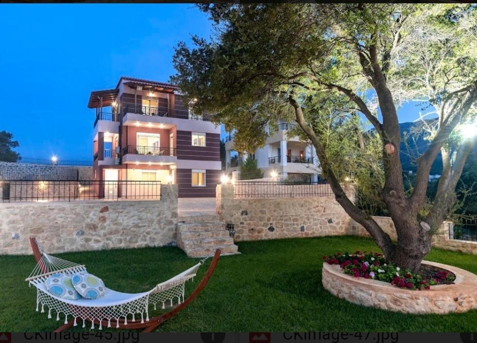 Villa Kermes Heated Pool Kournás Exterior foto